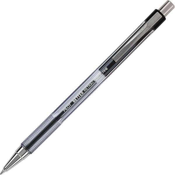 Pilot The Better Retractable Ball Point Pens, Medium Point (1.0mm), Black - 1 Count