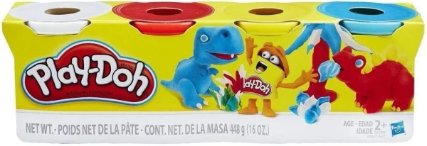Hasbro Play-Doh Modeling Compound 4-Ounce Cans - 4 Pack