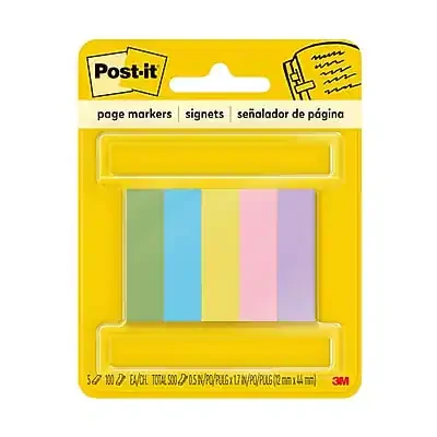 Post-it Page Markers Signets - 100 Sheets