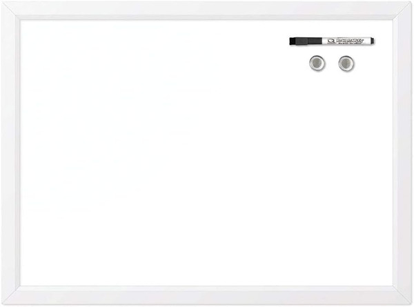 Quartet Magnetic Whiteboard, 17" x 23" Small White Board - 1 Ct