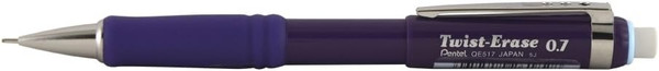Pentel Twist-Erase III Mechanical Pencil, (0.7mm), Violet Barrel - 1 Pack