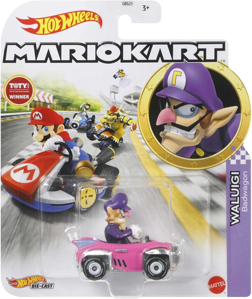 Hot Wheels Mario Kart Waluigi - 1 Ct