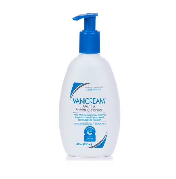 Vanicream Gentle Facial Cleanser With Pump Dispenser - 8 Fl Oz