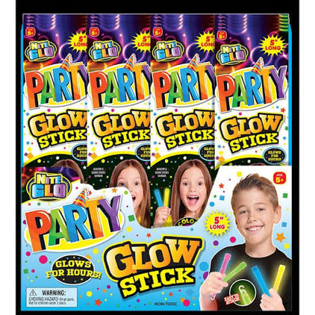 JA-RU Nite Glo Glows In The Dark Glo Stick - 1 Ct