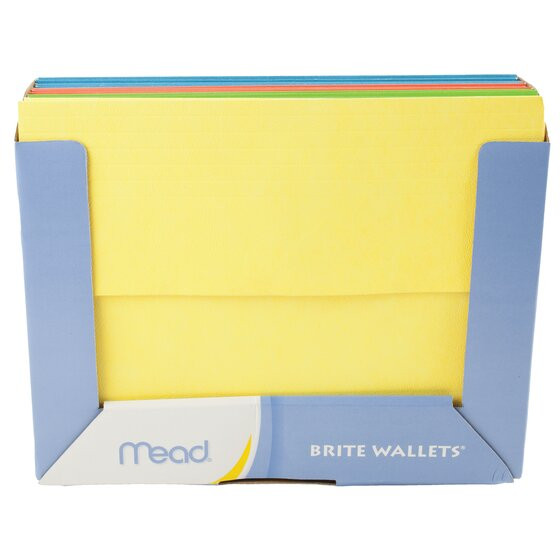 Mead Brite Wallet Letter File - 1 Ct