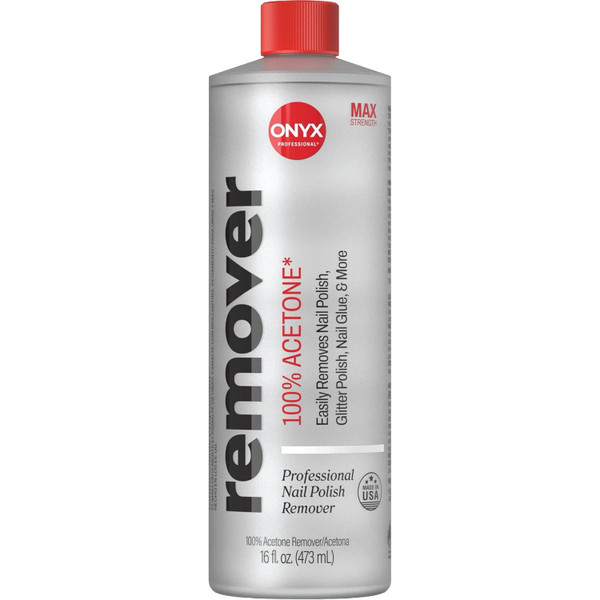 ONYX Professional 100% Acetone Nail Polish Remover - 16 fl oz