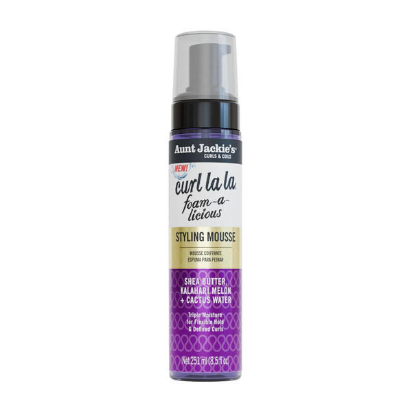 Aunt Jackie's Curls & Coils Curl La La Foam-a-licious Styling Mousse - 8.5 fl oz