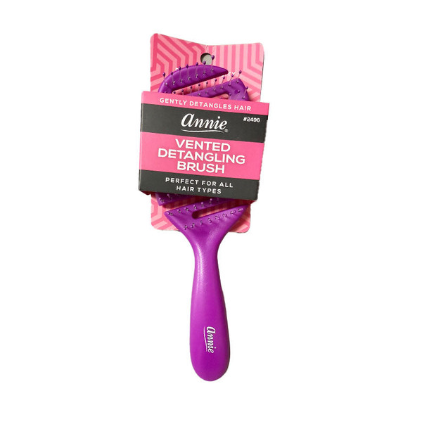 Annie #02496 Vented Detangling Hair Brush Oval - 1 Ct
