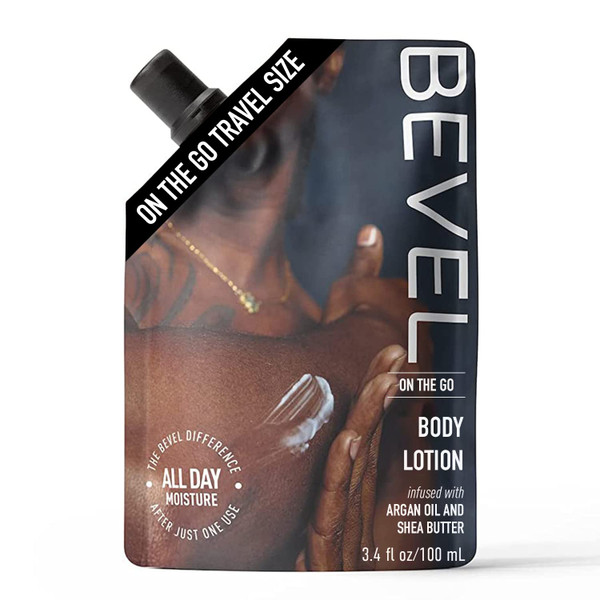 Bevel All Day Body Lotion for Men with Shea Butter and Argan Oil - 3.4 oz