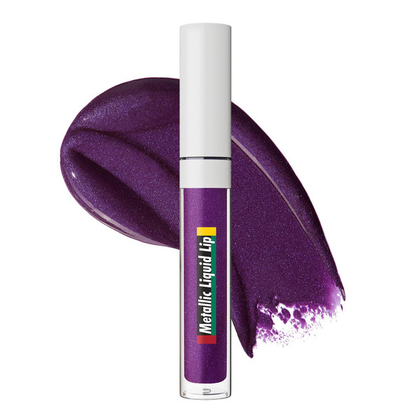 Black Radiance Cross Colours Metallic Liquid Lip Hyped Up Purple - 1 Ct