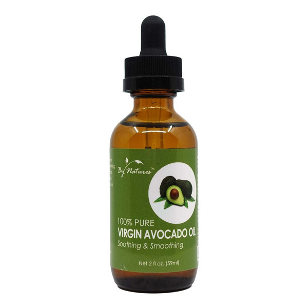 By Natures Pure Virgin Avocado Oil for Hair and Skin - 2 Oz