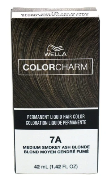 Wella Color Charm Liquid 7A/672 Medium Smoky Ash Blonde - 1.4 fl oz