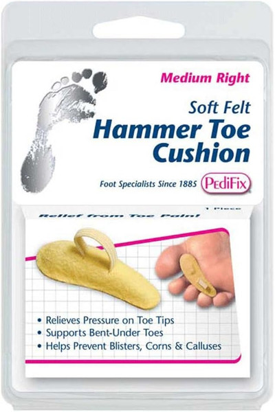 Pedifix Hammer Toe Cushion, Small, Right