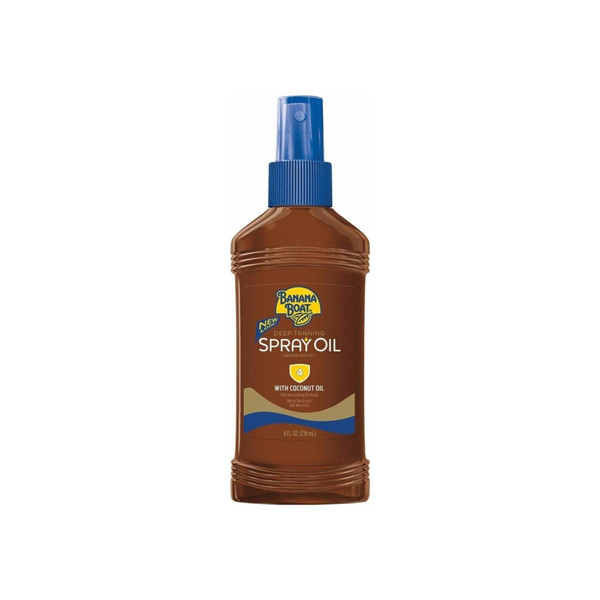 Banana Boat Deep Tanning Oil Spray Spf 4, 8 Oz