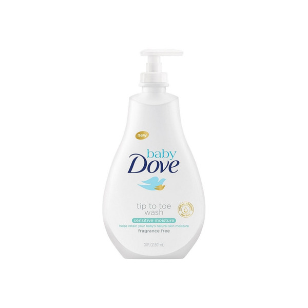 Baby Dove Tip To Toe Wash, Sensitive Moisture 20 Oz