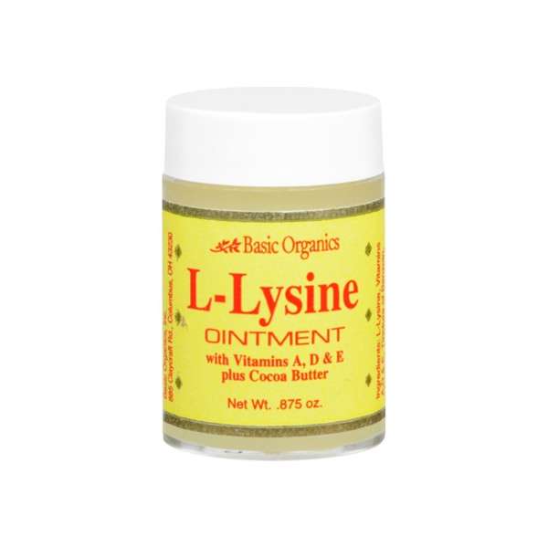 Basic Organics L-Lysine Ointment 0.87 Oz