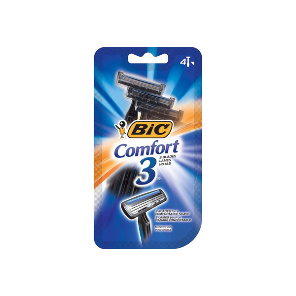 Bic Comfort 3 Sensitive Disposable Shaver 4 Ea