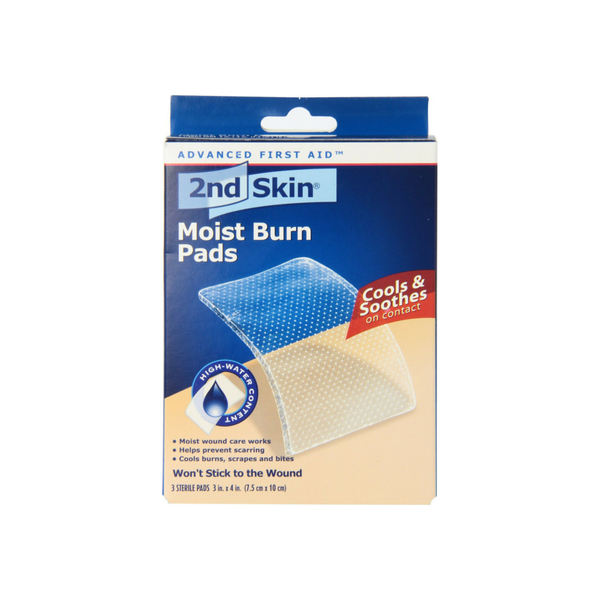 2Nd Skin Moist Burn Pads 3 Inches X 4 Inches 3 Each