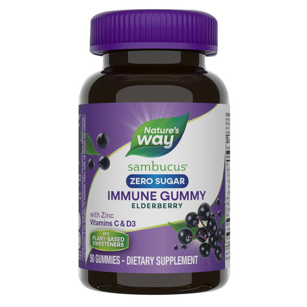 Sambucus Zero Sugar Immune  50 Gummy