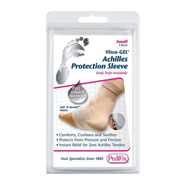 Pedifix Visco-Gel Achilles Protection Sleeve,White Large