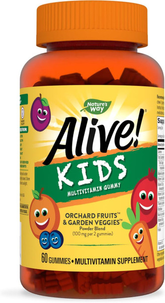 Nature’S Way Alive! Kids Multivitamin Gummy, 60 Ct