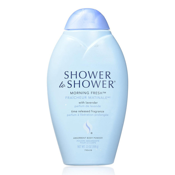 Shower To Shower, Absorbent Body Powder Morning Fresh, 13 Oz