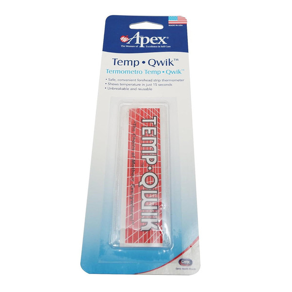 Apex Temp-Quik Forehead Strip Thermometer