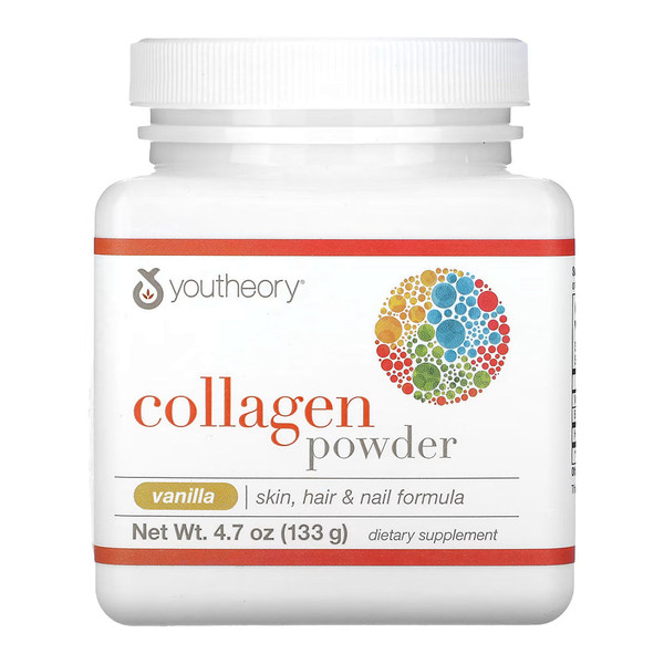 Youtheory, Collagen Powder Vanilla, 1 Each, 4.7 Oz