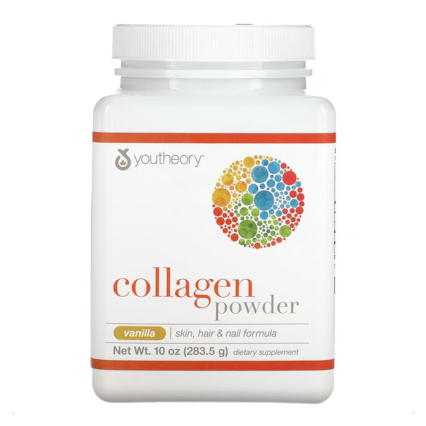 Youtheory, Collagen Powder Dietary Supplement Vanilla, 1 Each, 10 Oz
