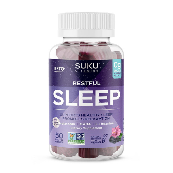 Suku Vitamins, Gummy, Restful Sleep, 1 Each, 50 Ct