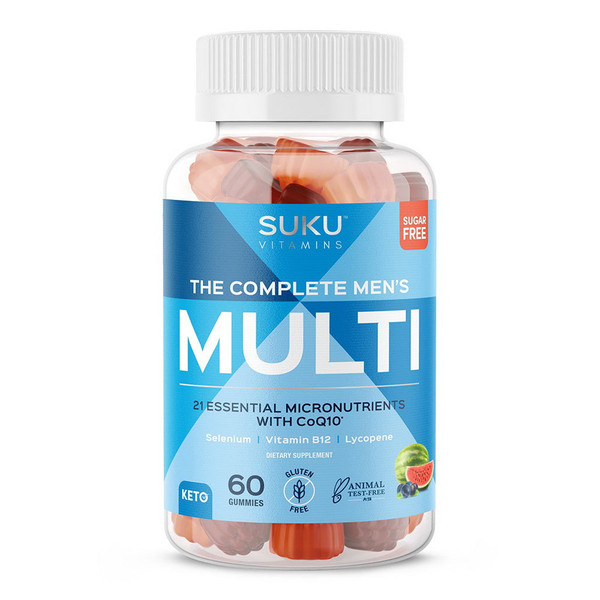Suku Vitamins, Gummy, Complete Mens Multi, 1 Each, 60 Ct