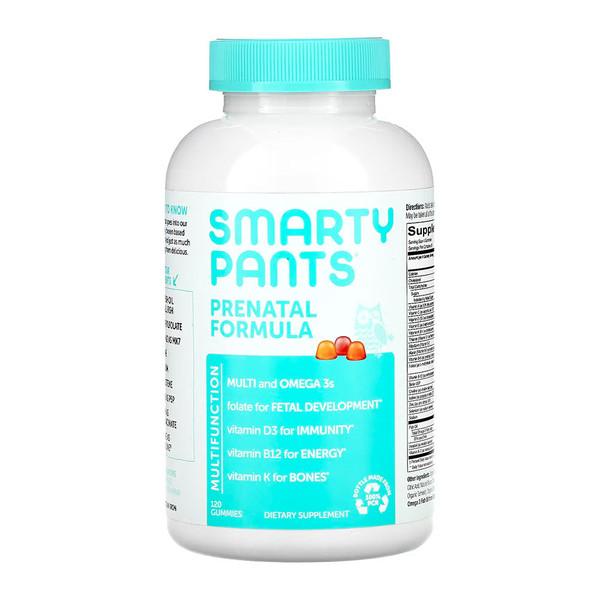 Smartypants, Prenatal Multifunction Vitamin Gummies, 1 Each, 120 Ct