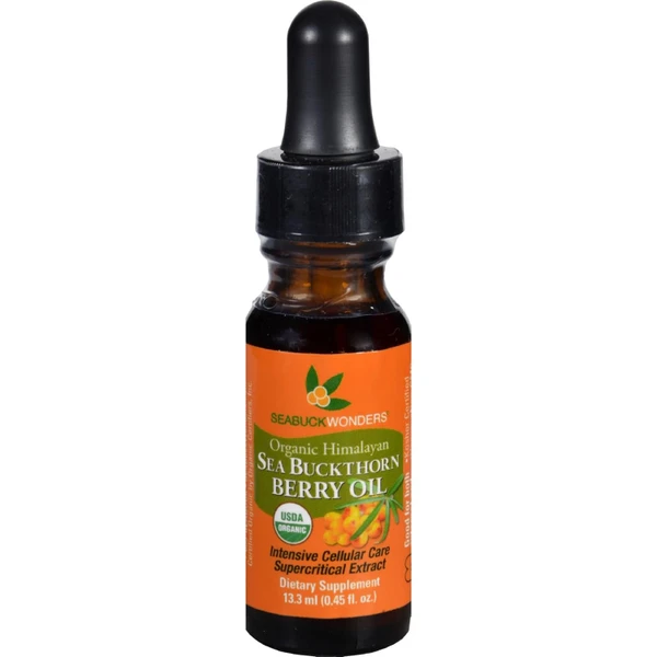 Seabuck Wonders, Sea Buckthorn Organic Bry Oil, 1 Each, .45 Fl Oz