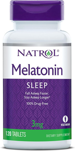 Natrol Melatonin Tablets- 3Mg, 120 Count