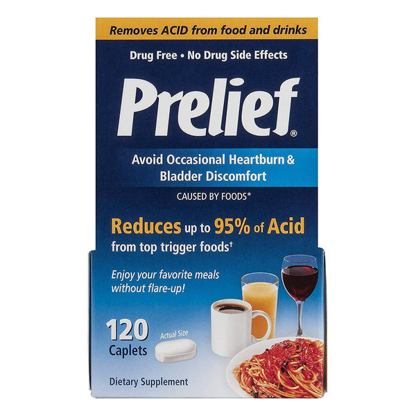 Prelief, Dietary Supplement Caplets, 1 Each, 120 Cap