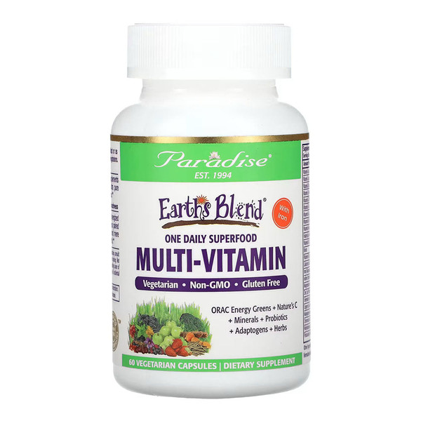 Paradise Herbs, Orac Energy Multi With Iron S, 1 Each, 60 Vcap