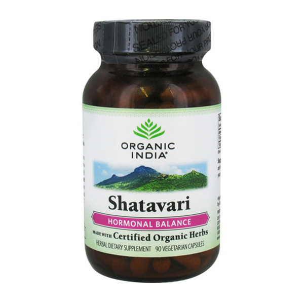 Organic India, Usa Whole Herb Supplement Shatavari, 1 Each, 90 Vcap