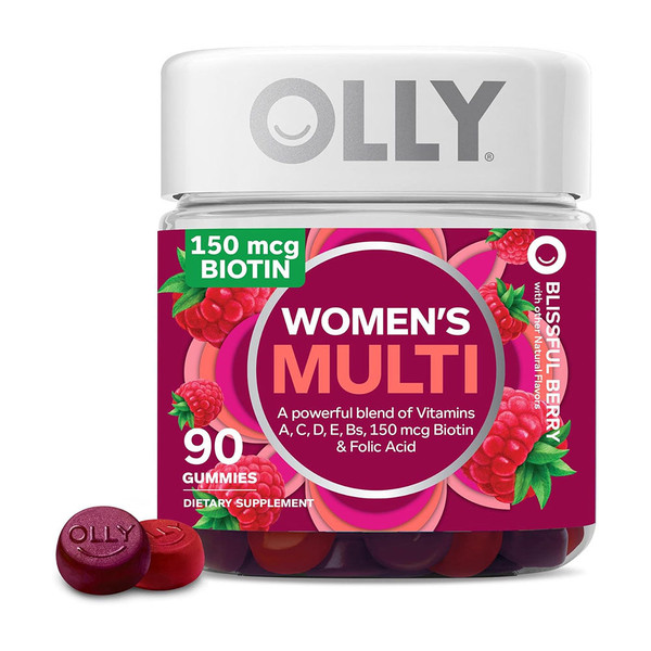 Olly, The Perfect Women'S Multi Gummy Blissful Berry, 1 Each, 90 Ct