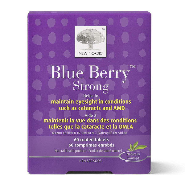 New Nordic, Blue Berry Eyebright Lets, 1 Each, 60 Tab