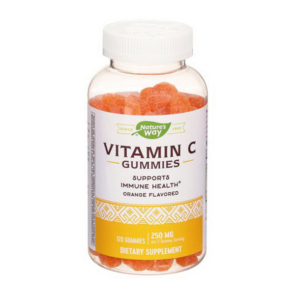 Nature'S Way, Vitamin C Gummies Orange 250Mg, 1 Each, 120 Ct