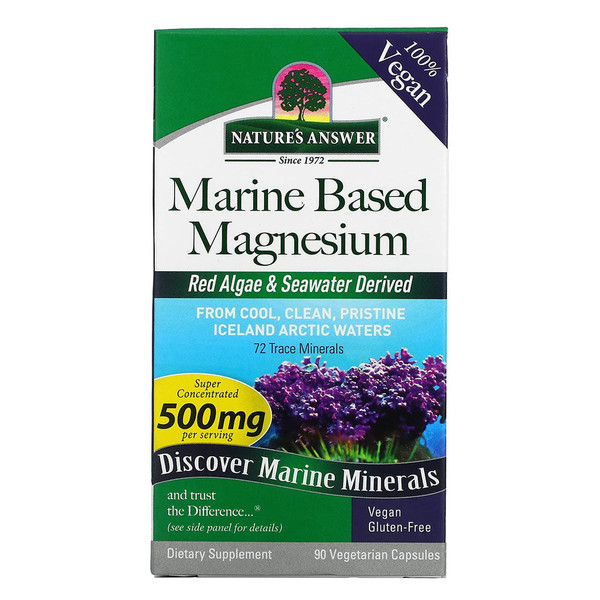 Nature'S Answer, Marine Based Vegan Magnesium, 1 Each, 90 Cap