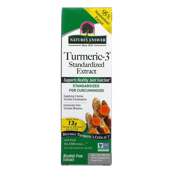Nature'S Answer, Turmeric-3, 1 Each, 1 Fl Oz
