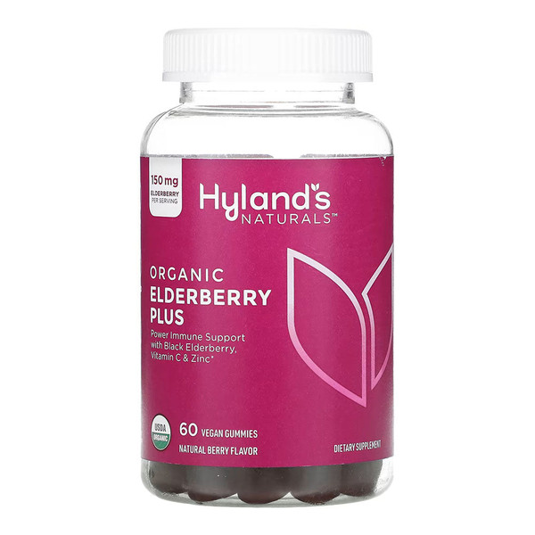 Hyland'S, Organic Elderberry Plus Gummies, 1 Each, 60 Ct