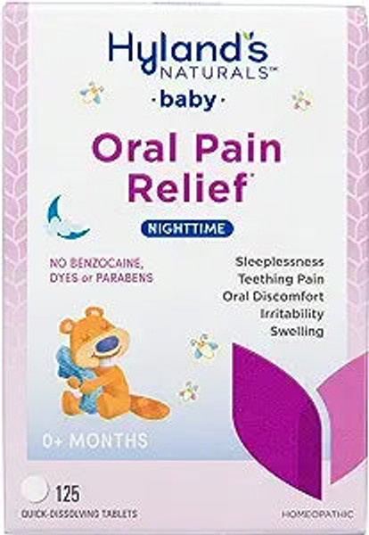 Hyland'S, Homeopathic Baby Night Oral Pain Relf, 1 Each, 125 Tab