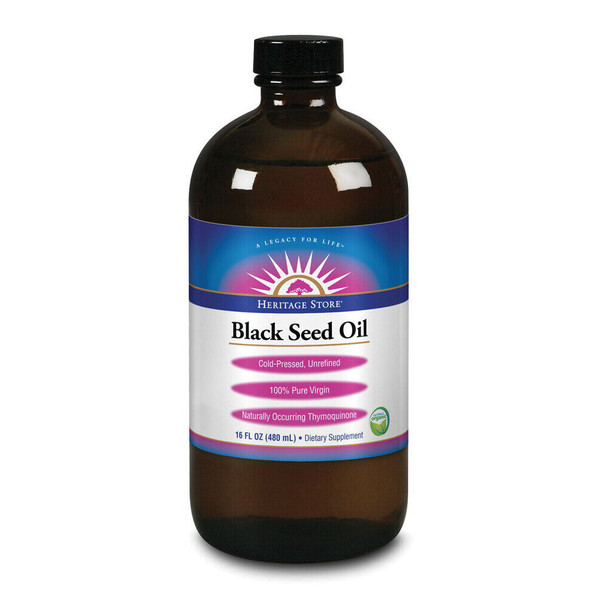 Heritage, Organic Black Seed Oil, 1 Each, 16 Oz