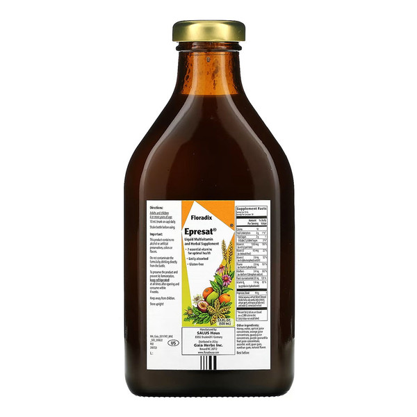 Floradix, Epresat Adlt Multivitamin, 1 Each, 17 Oz