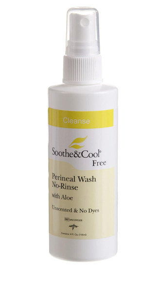 Medline Soothe & Cool No Rinse Total Body Wash 4Fl Oz
