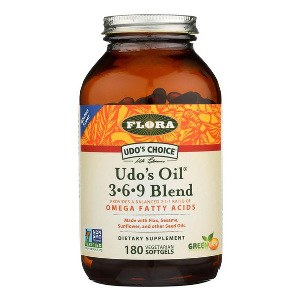 Flora, Udo'S Oil 369 Blend, 1 Each, 180 Sgel
