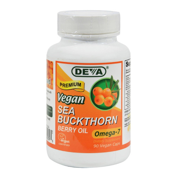 Deva Vegan Vitamins, Sea Buckthorn Oil 90 Capsules, 1 Each, 90 Vcap