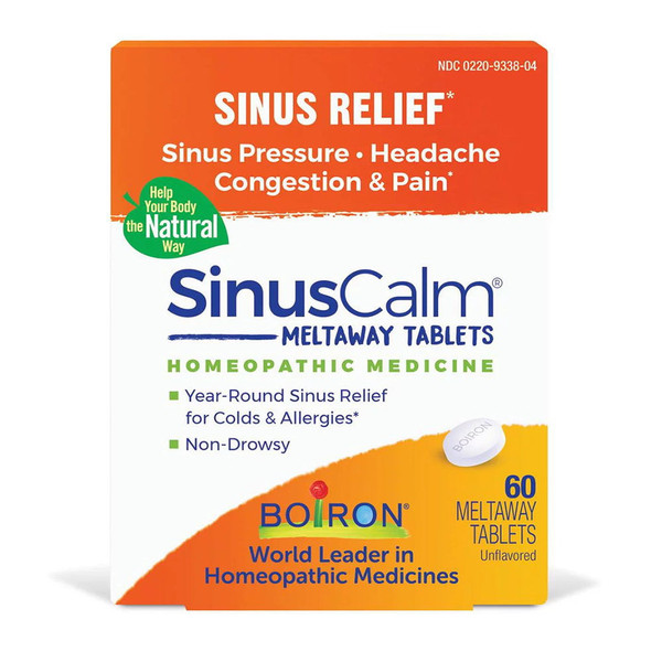 Boiron, Sinuscalm Sinus Relief Non Drowsy, 1 Each, 60 Tabs